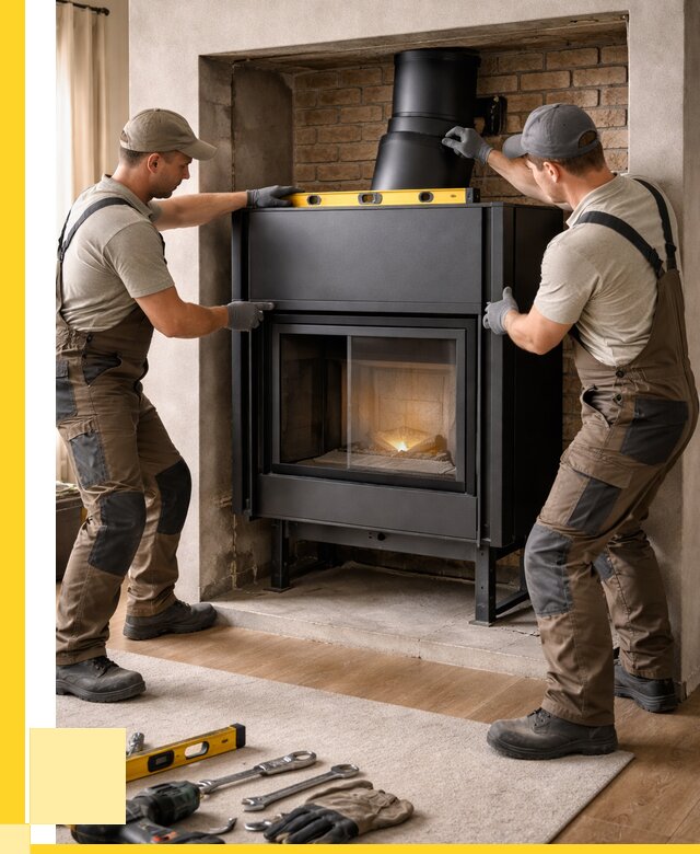 Установка каминных топок в Крымске под ключ от 18653 р. | ЭриданКрм