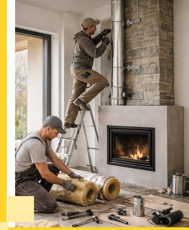 Монтаж дымоходов для каминов в Крымске от 15545 р. ЭриданКрм