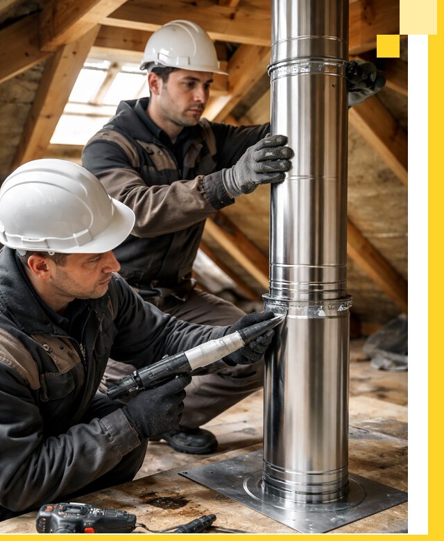 Монтаж дымоходов для каминов в Крымске с гарантией качества