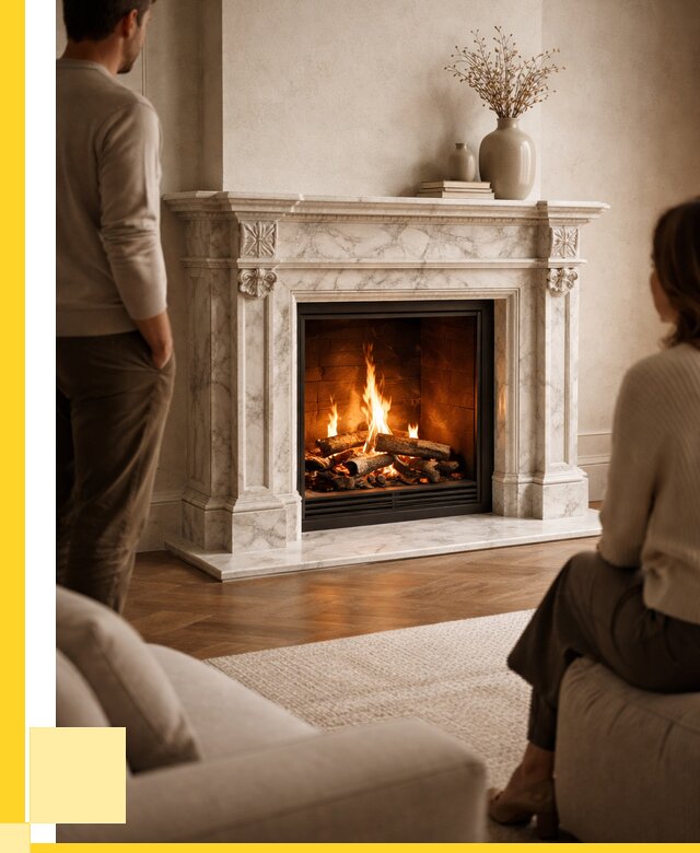 Мраморные камины под ключ в Крымске от 259075 р. | ЭриданКрм