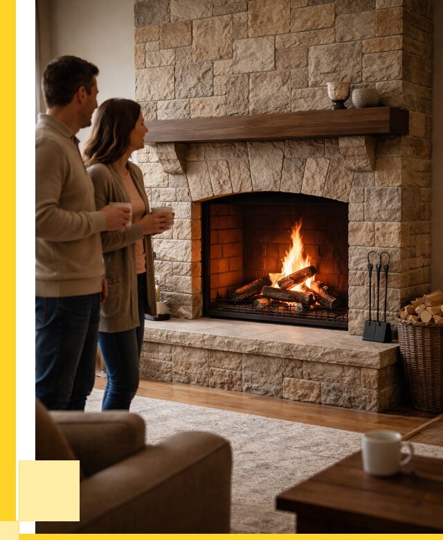 Каменные камины на заказ в Крымске от 186534 р. | ЭриданКрм