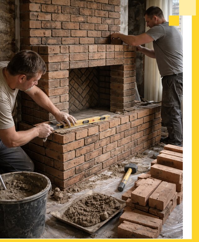 Изготовление и установка кирпичных каминов в Крымске