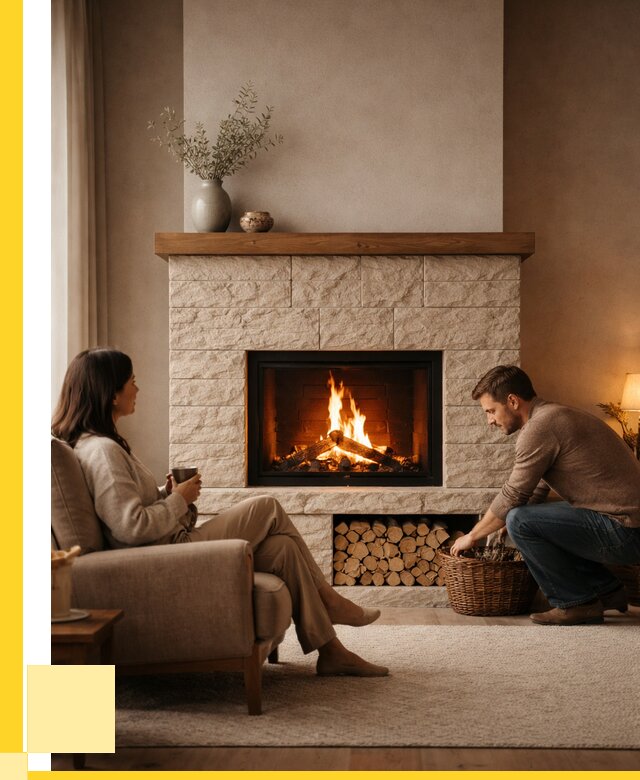 Камины для дома в Крымске под ключ от 155445 р. | ЭриданКрм