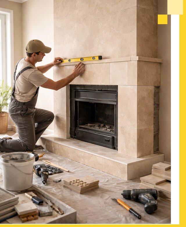 Установка и монтаж каминов в частном доме под ключ в Крымске