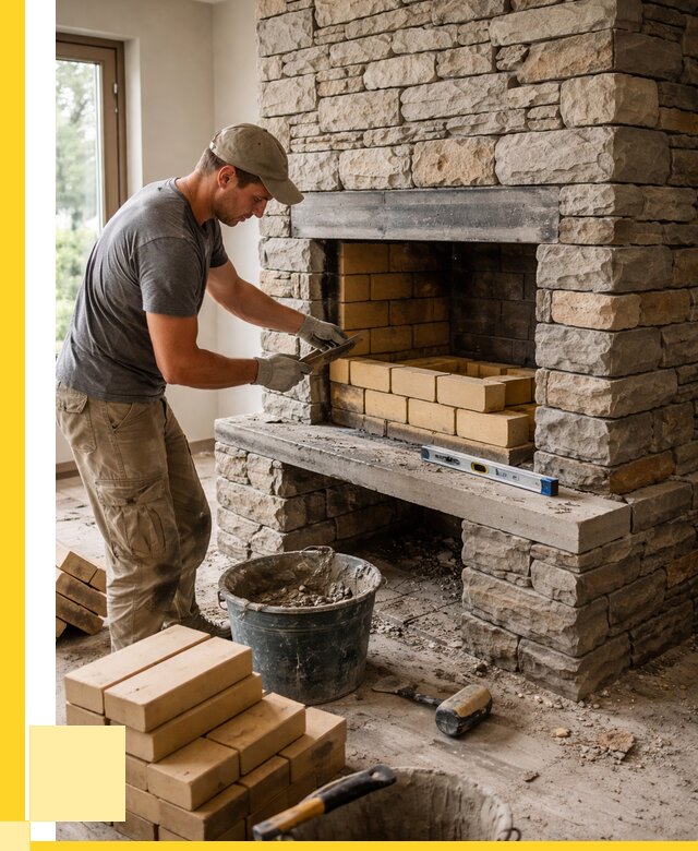 Кладка каминов и камина в Крымске от 25908 р. ЭриданКрм