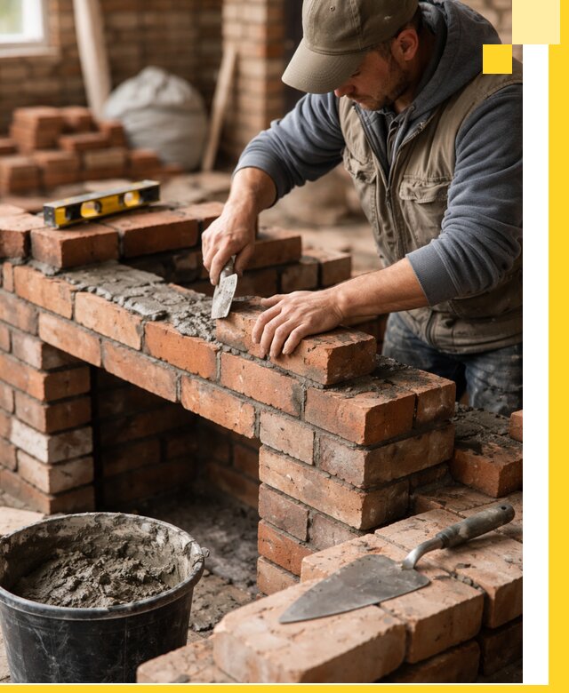 Кладка каминов под ключ в Крымске профессиональная отделка и монтаж