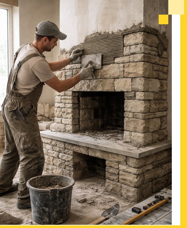 Строительство каминов под ключ в Крымске от проектирования до монтажа