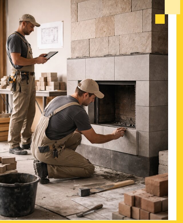 Индивидуальные проекты каминов и каминных систем в Крымске