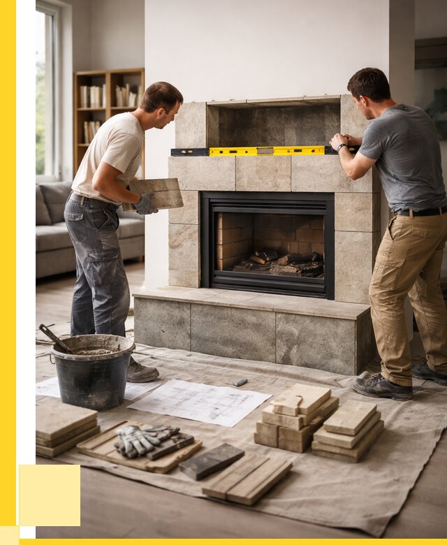 Монтаж каминов и установка в Крымске от 46634 р. | ЭриданКрм