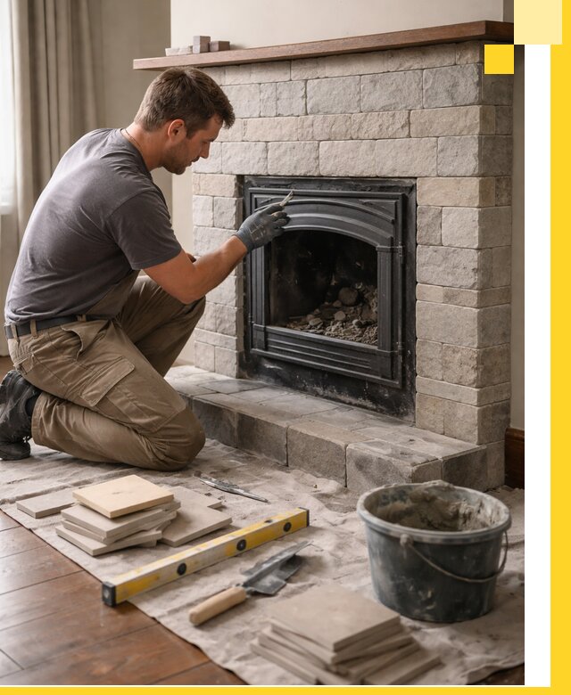 Профессиональный ремонт каминов в Крымске восстановление и сервис