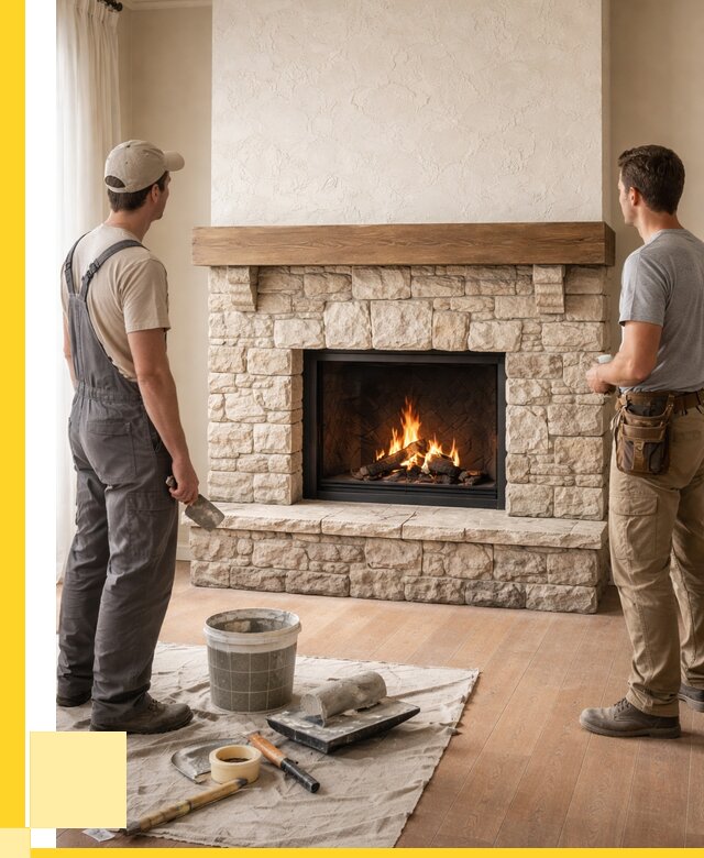 Отделка каминов в Крымске от 6736 р. под ключ | ЭриданКрм