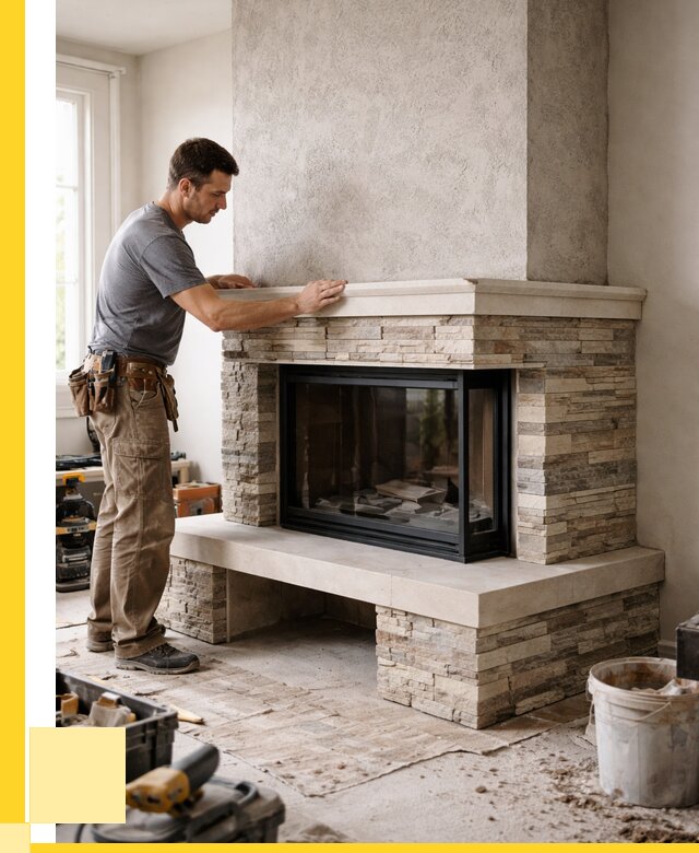 Изготовление каминов под ключ в Крымске от 155445 р. | ЭриданКрм