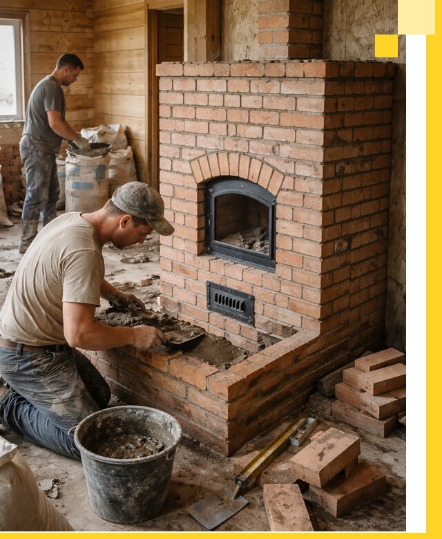 Профессиональное строительство печей в Крымске под ключ