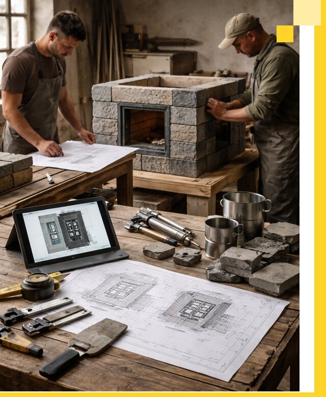 Разработка проектов печей с согласованием и монтажом в Крымске