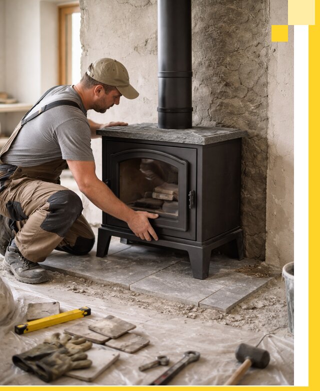 Профессиональный монтаж печей и каминов в Крымске под ключ