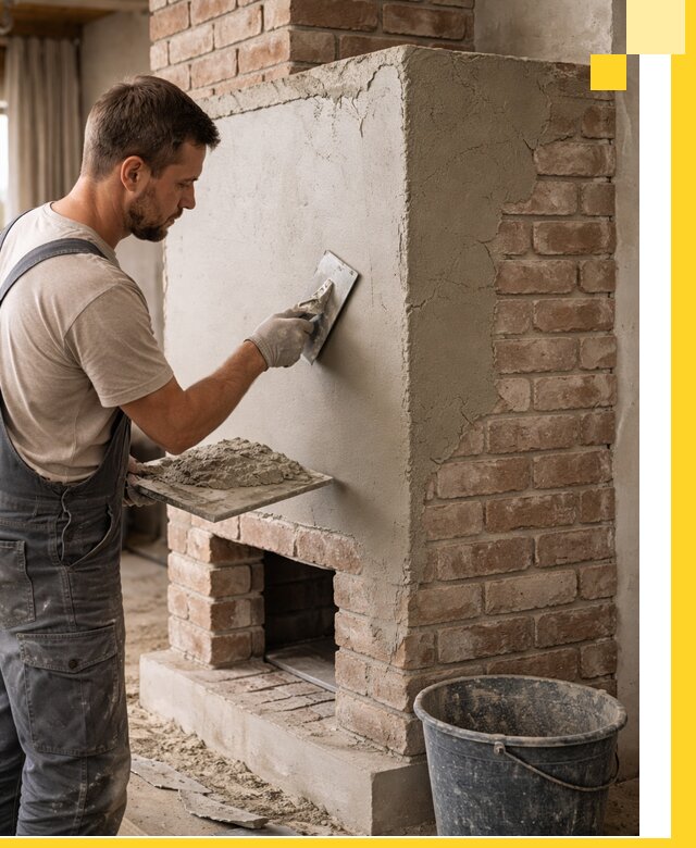 Отделка печей и облицовка каминов в Крымске под ключ