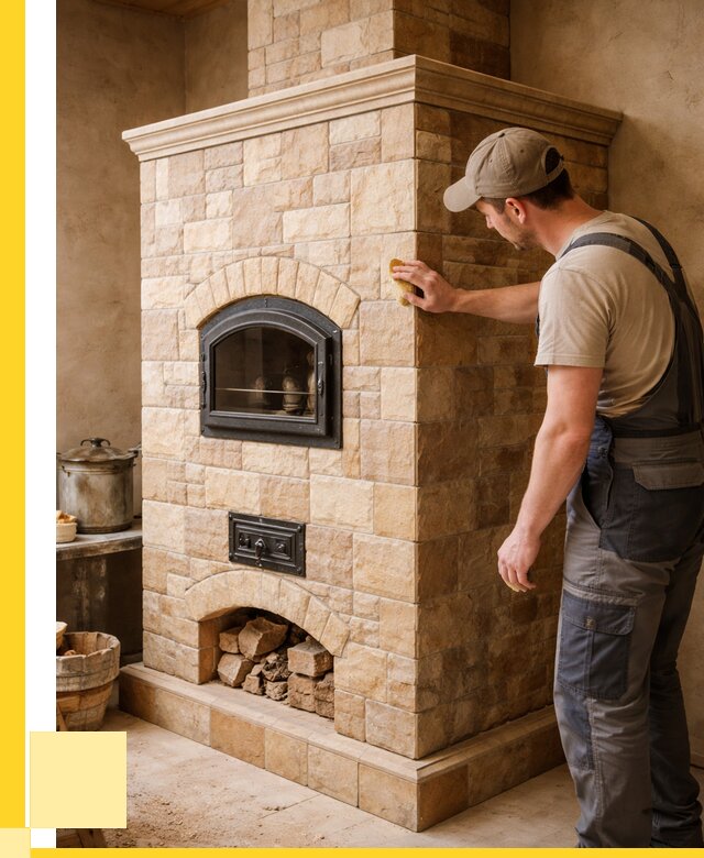 Облицовка печей в Крымске от 4663 р. под ключ | ЭриданКрм