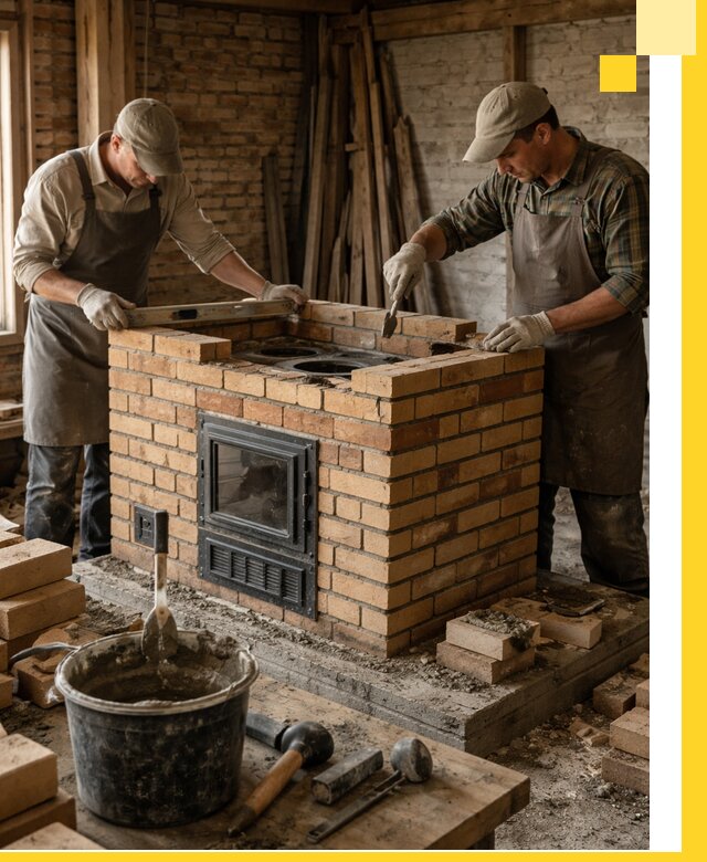 Изготовление и установка варочных печей под ключ в Крымске