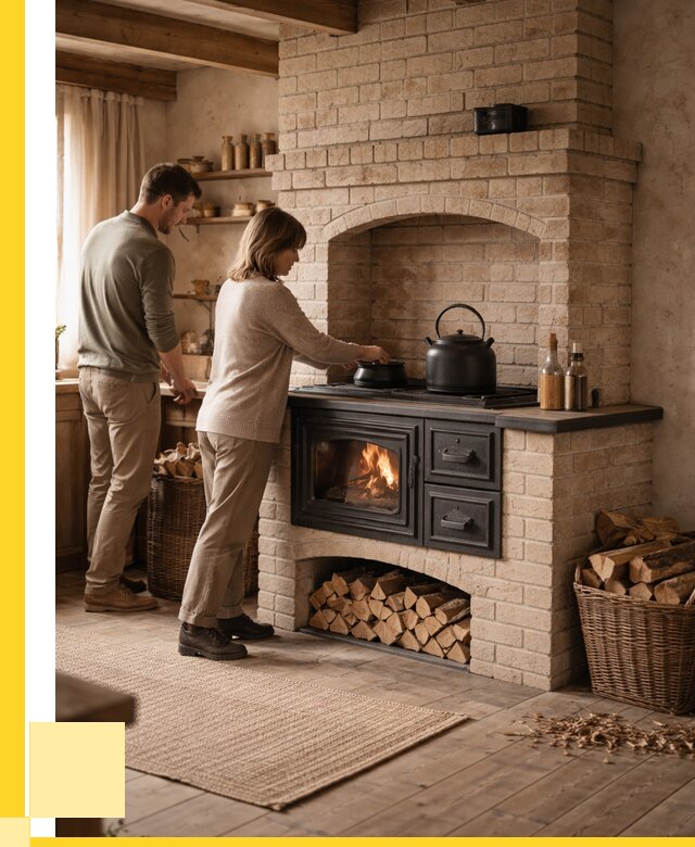 Печи с плитой в Крымске от 46634 р. | ЭриданКрм — кирпичная печь