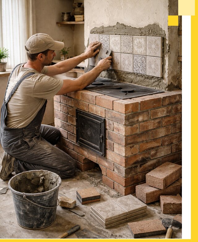 Печи с плитой на заказ монтаж гарантия и сервис в Крымске