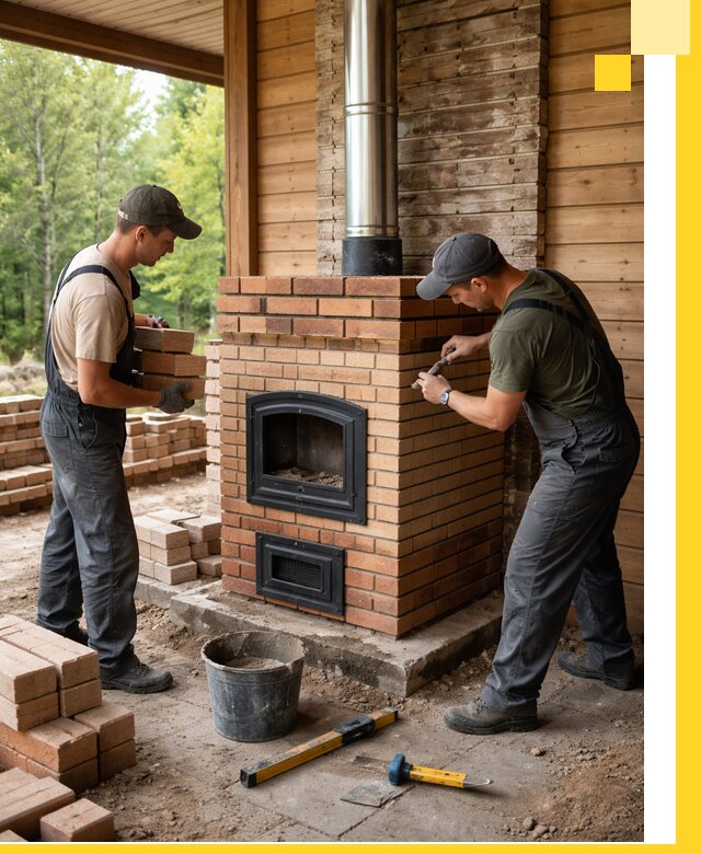 Производство и установка дачных печей под ключ в Крымске