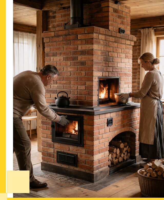 Печи для загородного дома под ключ в Крымске от 82904 р. | ЭриданКрм