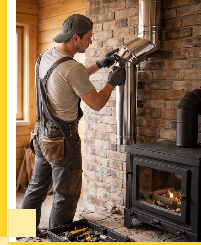 Монтаж дымоходов для печей в Крымске от 7772 р. | ЭриданКрм