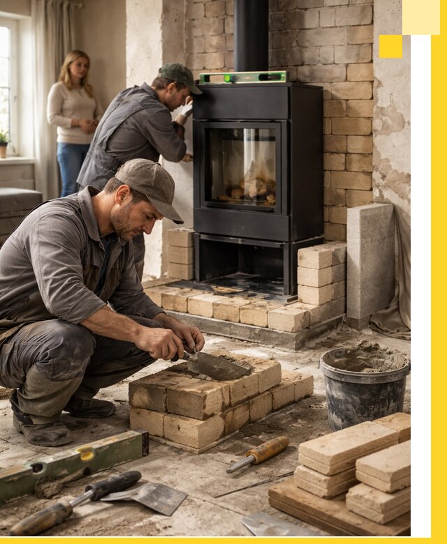 Печи и камины под ключ: проект, установка в Крымске