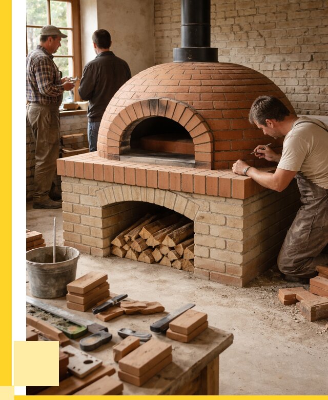 Помпейская печь дровяная для пиццы в Крымске | ЭриданКрм от 207260 р.