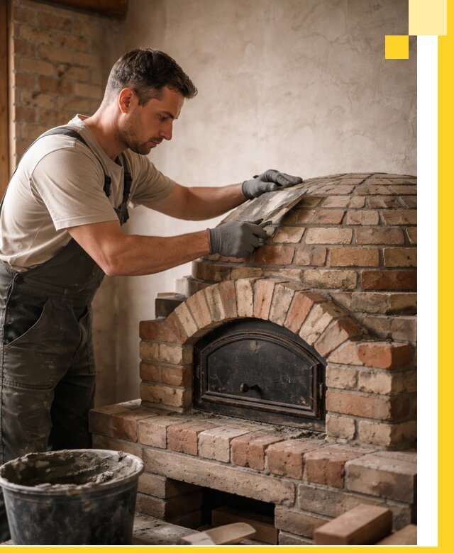 Изготовление и монтаж помпейских печей на заказ в Крымске