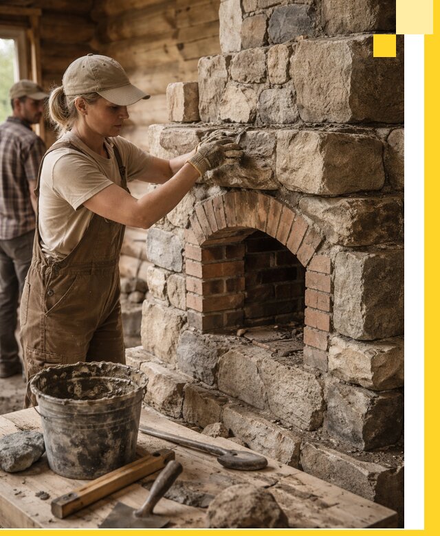 Каменные печи на заказ и монтаж в Крымске, долговечные решения