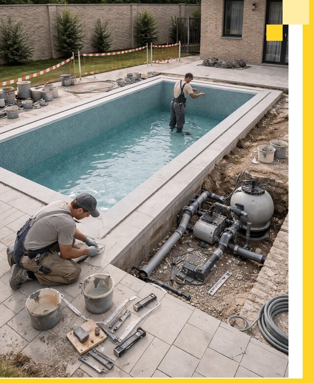 Строительство бассейнов под ключ в Крымске: проекты и монтаж