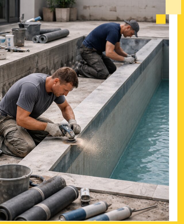 Профессиональный ремонт бассейнов под ключ в Крымске