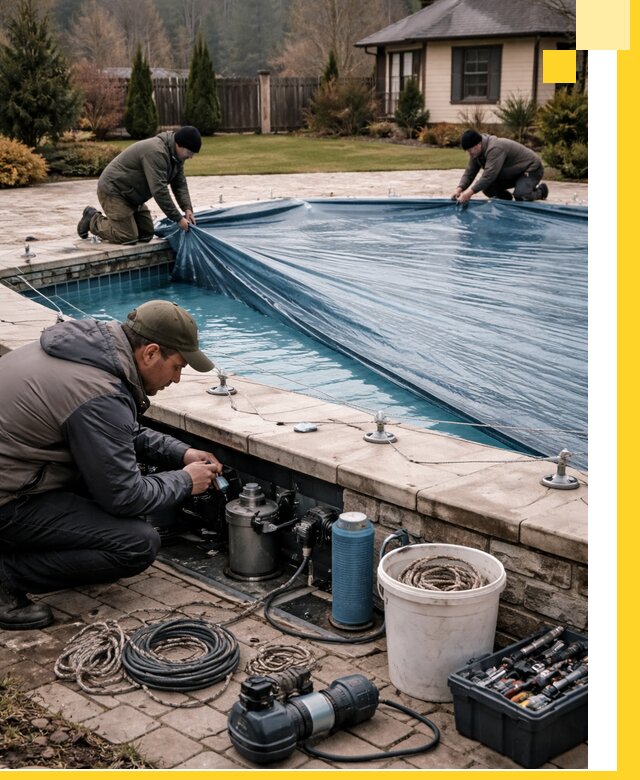 Консервация бассейнов в Крымске: подготовка к длительному хранению