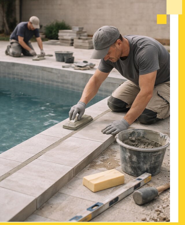 Отделка бассейнов в Крымске: декоративная отделка и гидроизоляция