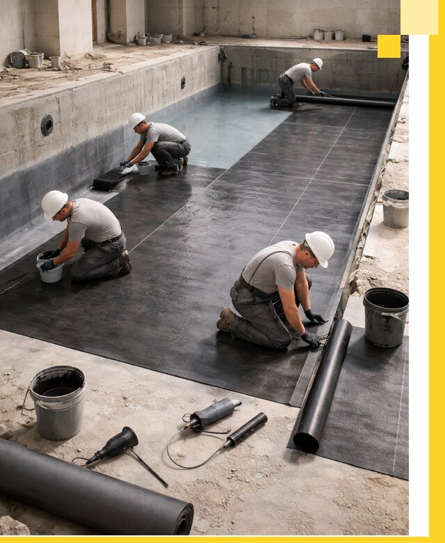 Профессиональная гидроизоляция бассейнов и чаш в Крымске под ключ