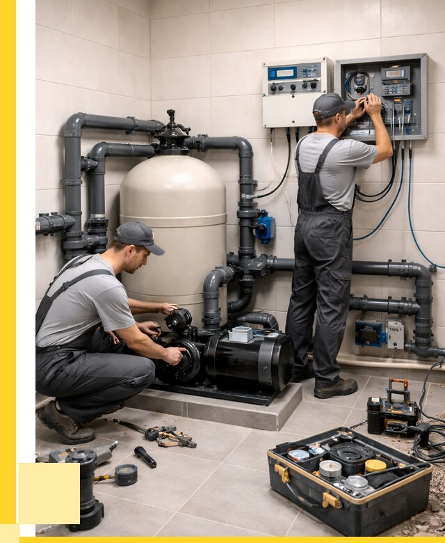 Монтаж оборудования для бассейнов в Крымске от 41452 р. | ЭриданКрм