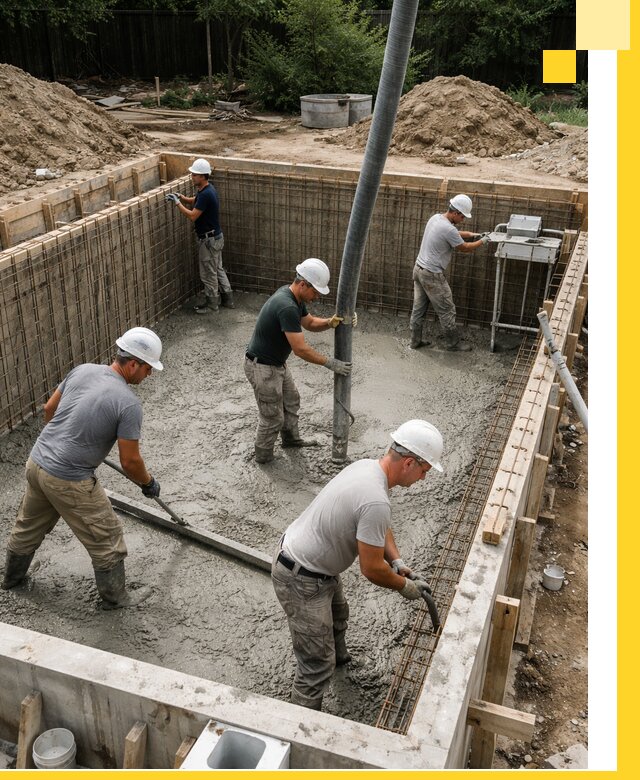 Строительство бетонных бассейнов под ключ в Крымске