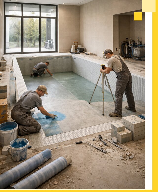 Проект и строительство закрытых бассейнов в Крымске под ключ