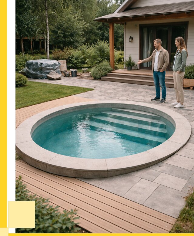 Бассейн на даче под ключ в Крымске от 207260 р., ЭриданКрм