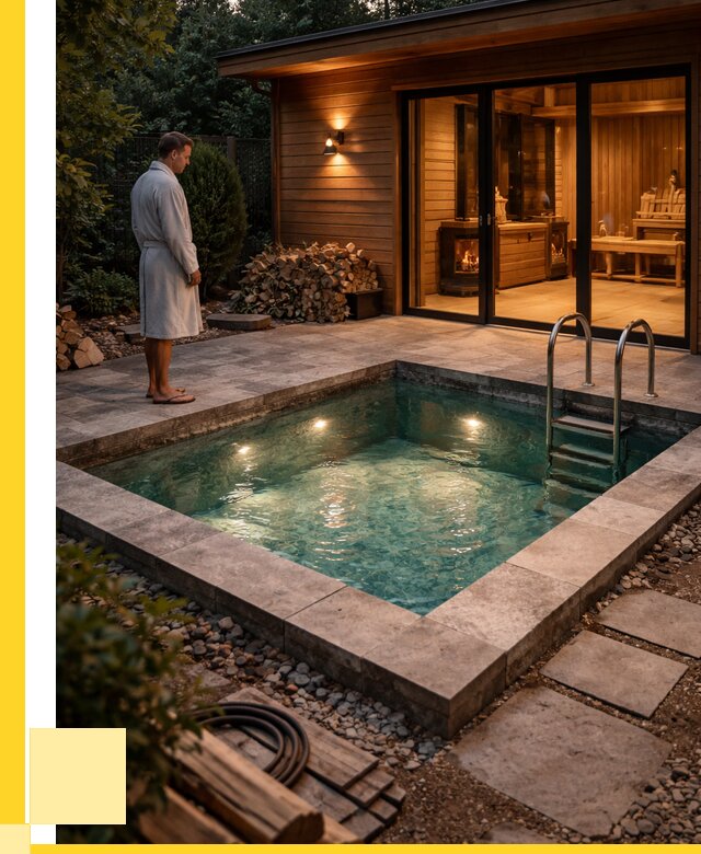 Бани с бассейном под ключ в Крымске от 98449 р. | ЭриданКрм