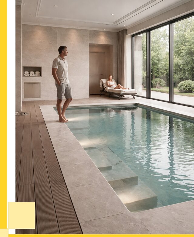 Бассейны в коттедже под ключ в Крымске от 1243560 р. | ЭриданКрм