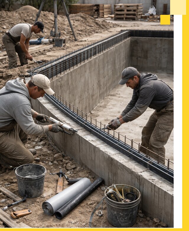 Качественный монтаж чаши бассейна в Крымске под ключ с гарантией