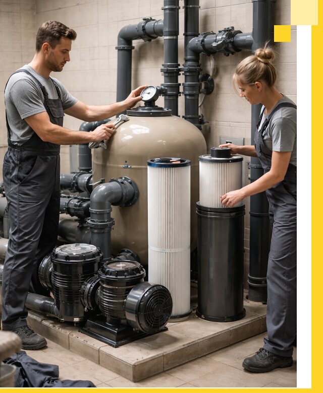 Фильтры и системы фильтрации для бассейнов в Крымске