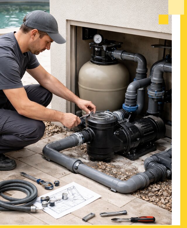 Поставка, монтаж и сервис насосов для бассейнов в Крымске