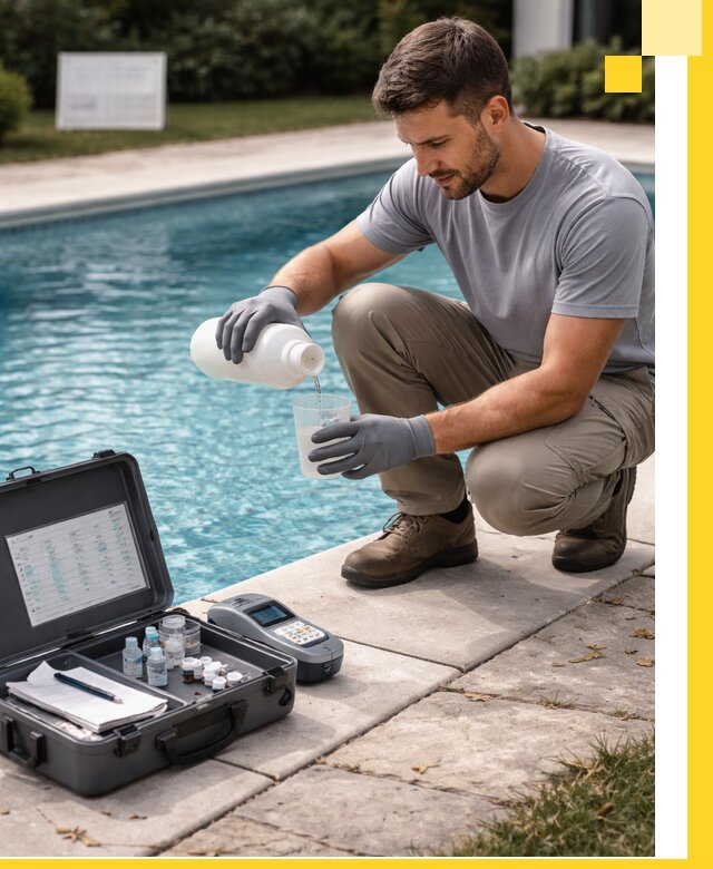 Профессиональная дезинфекция воды в бассейне в Крымске