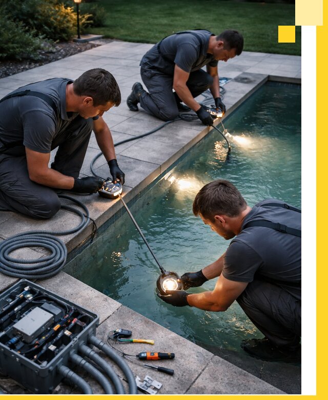 Профессиональное освещение бассейнов в Крымске: дизайн и монтаж