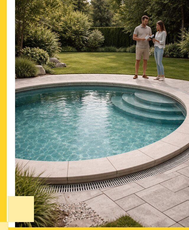 Круглые каркасные бассейны купить в Крымске от 259075 р. | ЭриданКрм