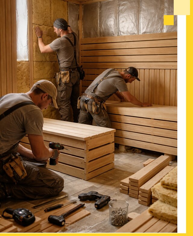 Профессиональное строительство саун под ключ в Крымске