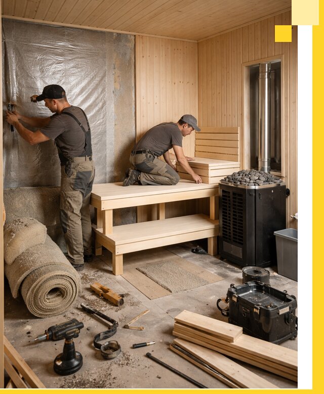 Проекты саун под ключ в Крымске дизайн и строительство